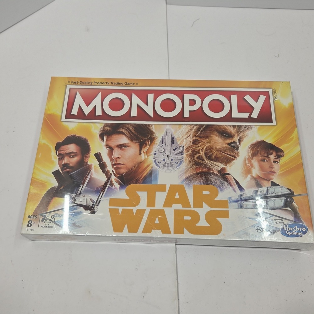 Monopoly Star Wars Solo A Star Wars Story Board Game Hasbro Disney New Sealed...